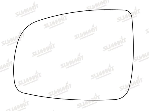 Summit Stick-On Standard Mirror Glass fits Nissan Note LHS Summit - Bars 4 Cars
