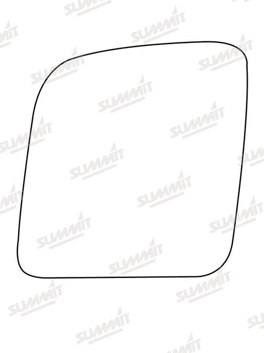 Summit Non-Heated Base Plate With Commercial Mirror Glass fits Ford Transit Connect LHS Summit - Bars 4 Cars