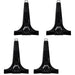 Thule 9531 20cm Super High Foot Pack Rain gutter 953100 - 4 Pack Thule - Bars 4 Cars