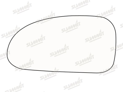Summit Stick-On Standard Mirror Glass fits Hyundai Coupe LHS Summit - Bars 4 Cars