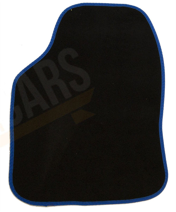 Sakura VR Blue Embroidered Edging Car Mat Set (Front & Rear) Universal Sakura - Bars 4 Cars