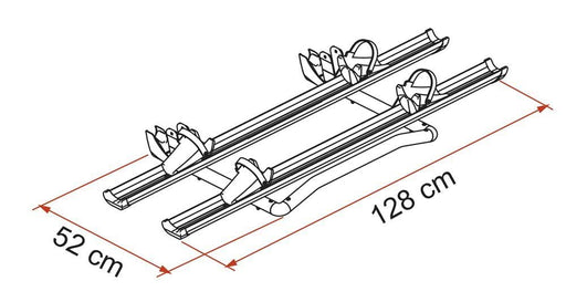 Fiamma Kit Upgrade E-Bike 98656M137 Fiamma - Bars 4 Cars