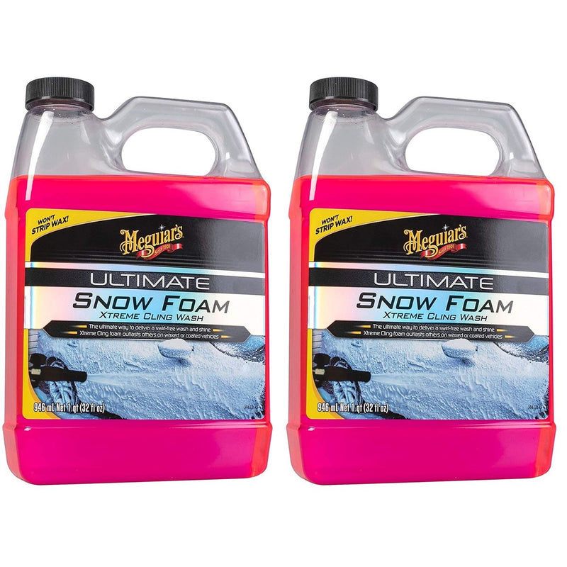 2x Meguiar's G191532EU Ultimate Snow Foam Xtreme Cling 946ml Meguiar's - Bars 4 Cars