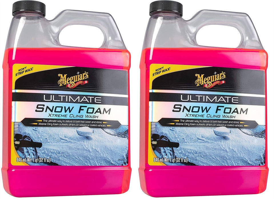 2x Meguiar's G191532EU Ultimate Snow Foam Xtreme Cling 946ml Meguiar's - Bars 4 Cars
