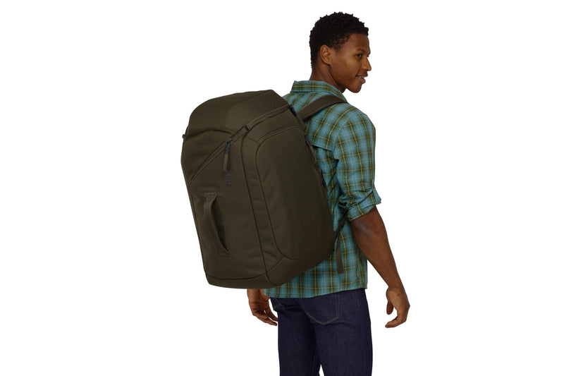 Thule RoundTrip Snowboard and ski boot backpack 60L deep khaki Thule - Bars 4 Cars