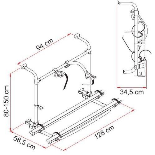 Fiamma Carry-Bike Pro Autotrail 02093A98A Fiamma - Bars 4 Cars