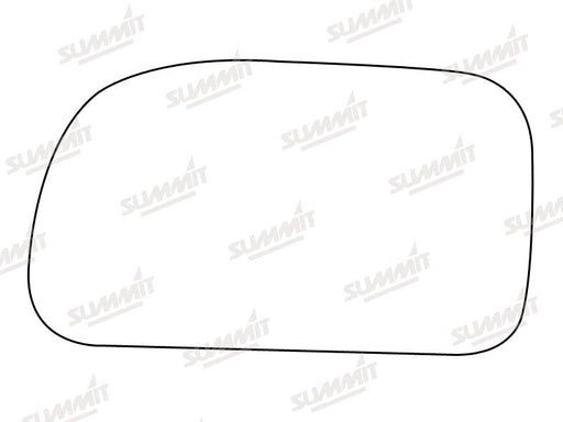 Summit Stick-On Standard Mirror Glass fits Mitsubishi Space Wagon LHS Summit - Bars 4 Cars