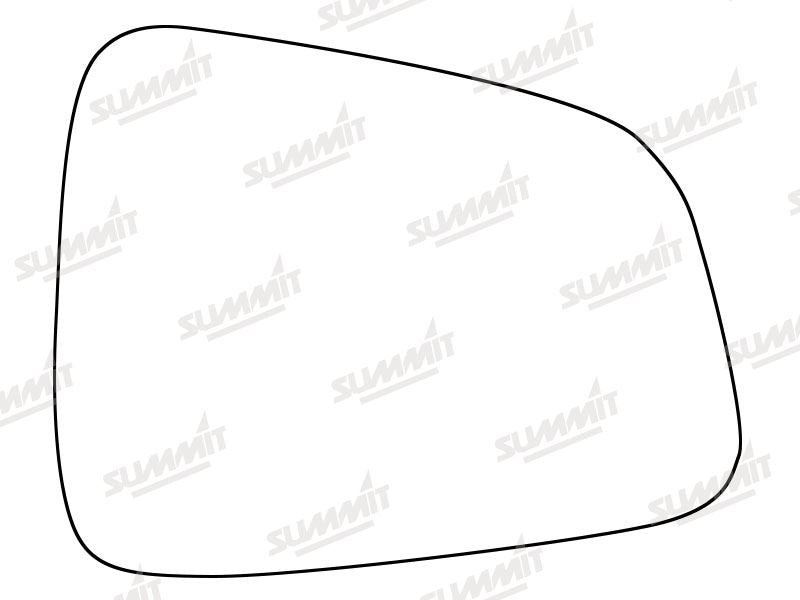 Summit Stick-On Standard Mirror Glass fits Vauxhall Mokka 12 on RHS Summit - Bars 4 Cars