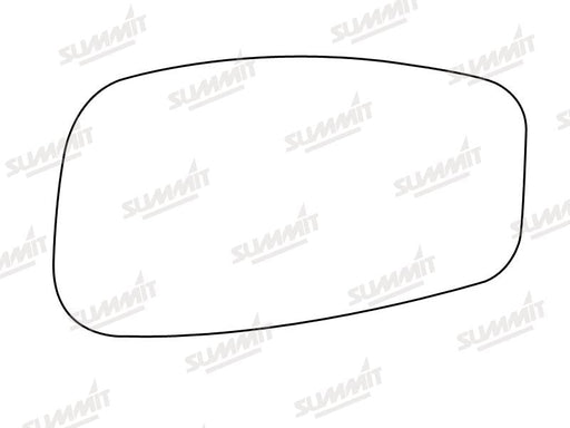 Summit Heated Base Plate With Standard Mirror Glass fits Fiat RHS Summit - Bars 4 Cars