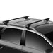 Thule SquareBar 163 cm roof bar two-pack black Roof bars Thule - Bars 4 Cars
