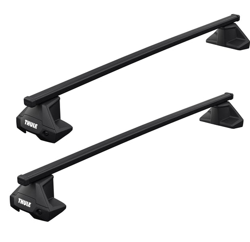 Thule SquareBar Evo Roof Bars Black fits Volvo EX30 2024- 5-dr Normal Roof Thule - Bars 4 Cars
