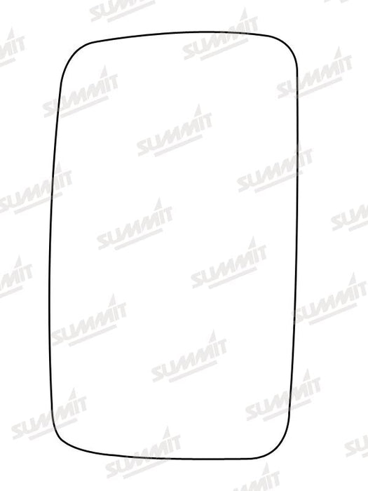 Summit Stick-On Commercial Mirror Glass fits VW LT Van LHS RHS Summit - Bars 4 Cars
