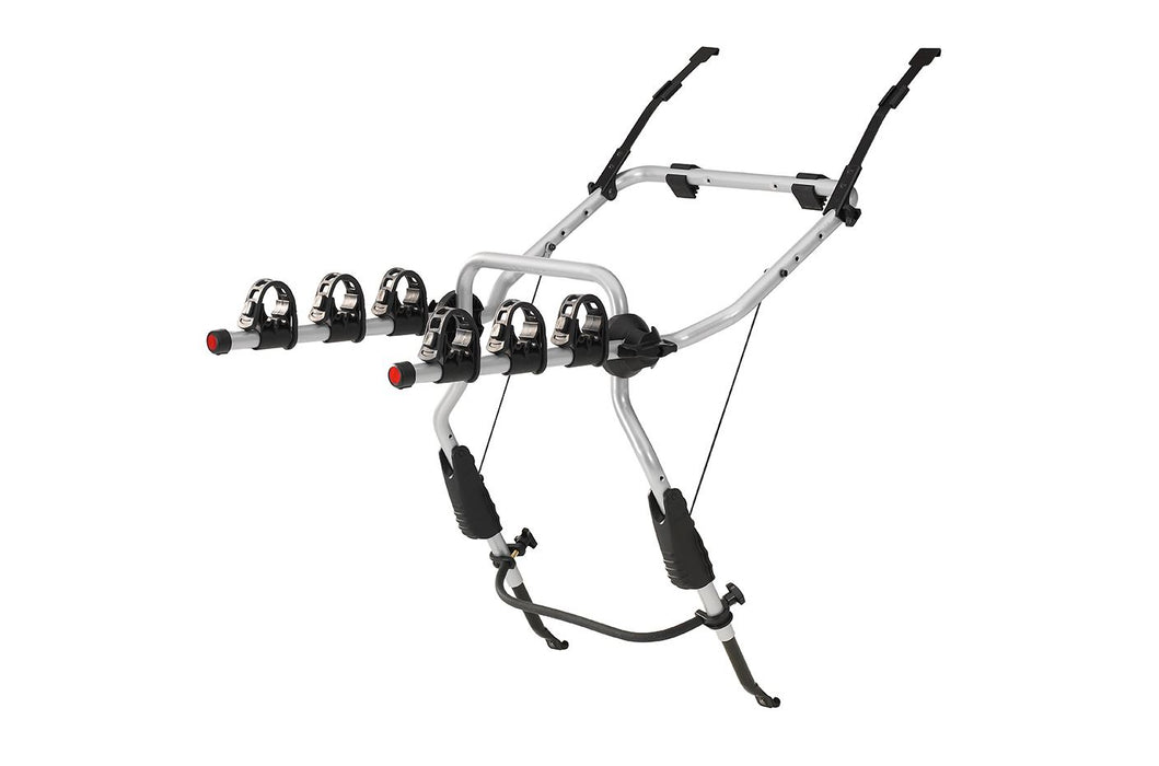 Thule Clip On 9104 three-bike hanging trunk bike rack aluminium Boot Bike Rack Thule - Bars 4 Cars
