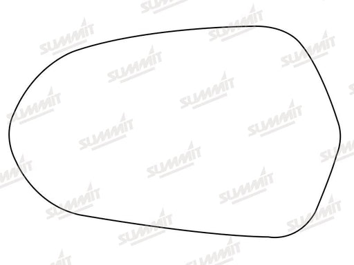 Summit Stick-On Aspheric Mirror Glass fits Audi A6 12 on LHS Summit - Bars 4 Cars