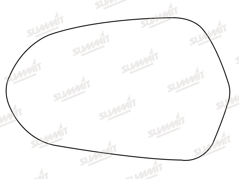 Summit Stick-On Aspheric Mirror Glass fits Audi A6 12 on LHS Summit - Bars 4 Cars