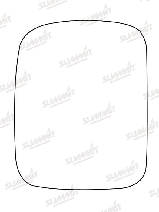 Summit Stick-On Standard Mirror Glass fits Nissan Terrano Ford Maverick RHS Summit - Bars 4 Cars