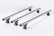 Summit 3 x Aluminium Fixed Point Roof Bars Rack 1.7m for Toyota Proace Max Summit - Bars 4 Cars