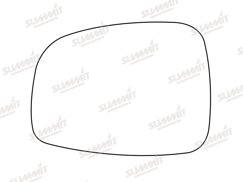 Summit Heated Base Plate With Standard Mirror Glass fits Suzuki Swift 06 to 10 LHS Summit - Bars 4 Cars