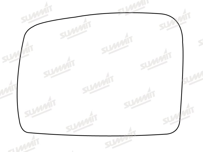 Summit Stick-On Standard Mirror Glass fits Land Rover Range Rover 08 on LHS Summit - Bars 4 Cars