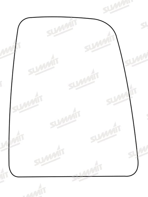 Summit Non-Heated Base Plate With Commercial Mirror Glass fits Ford Transit 14 to 16 RHS Summit - Bars 4 Cars