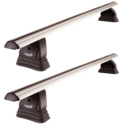 Roof Tent Bars Aluminium Roof Bars fits Fiat Fiorino 2008-2020 Van 3-dr with Fixed Point Summit - Bars 4 Cars