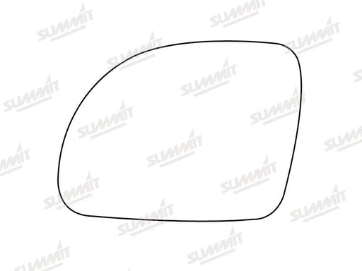 Summit Stick-On Standard Mirror Glass fits VW Beetle 99 on LHS Summit - Bars 4 Cars
