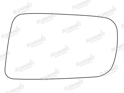 Summit Stick-On Standard Mirror Glass fits Toyota Camry 90 to 96 LHS Summit - Bars 4 Cars
