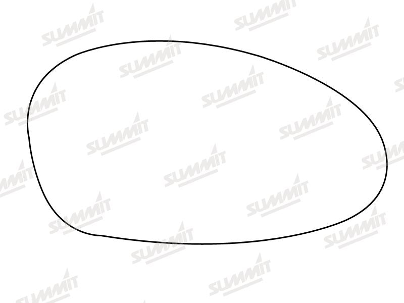 Summit Stick-On Standard Mirror Glass fits BMW Z4 RHS Summit - Bars 4 Cars
