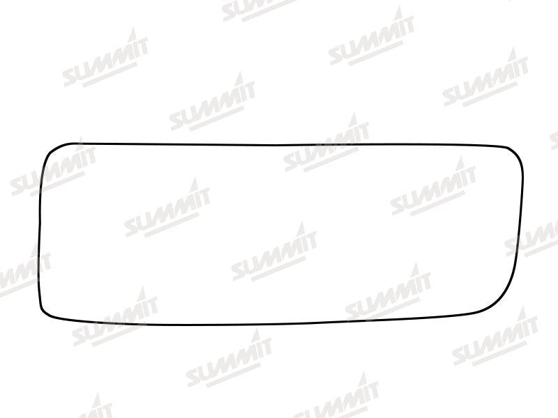 Summit Stick-On Commercial Lower Blind-Spot Mirror Glass fits Volkswagen Crafter 06 on RHS Summit - Bars 4 Cars