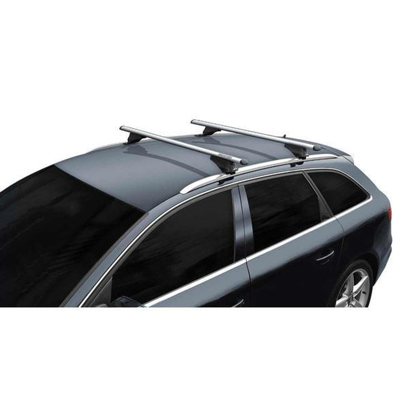Menabo Tiger Silver XL Duo Rail Roof Bars 1315mm (75kg Max.)