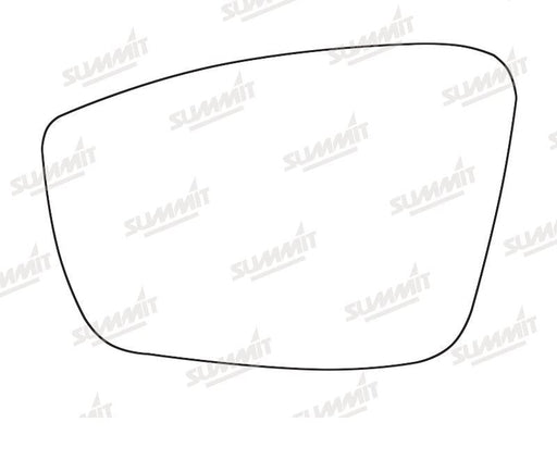 Summit Stick-On Standard Mirror Glass fits VW Up 12 on LHS Summit - Bars 4 Cars