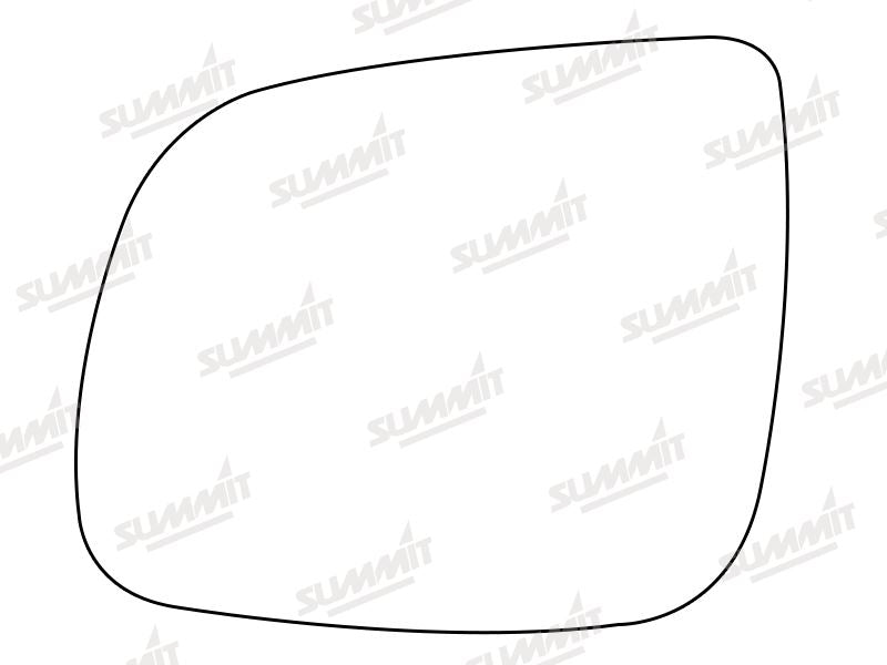 Summit Stick-On Standard Mirror Glass fits VW Touran, Audi Q5 & Q7 LHS Summit - Bars 4 Cars