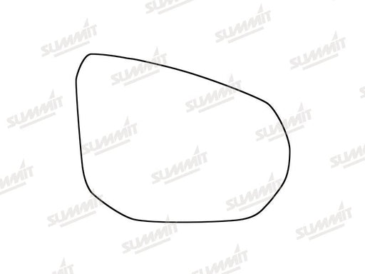 Summit Stick-On Aspheric Mirror Glass fits Audi Q2 16 on RHS Summit - Bars 4 Cars
