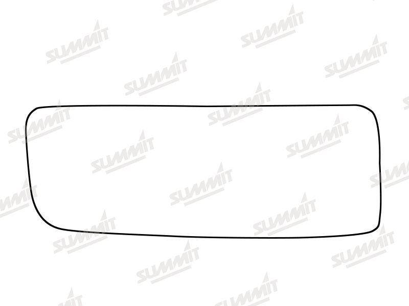 Summit Stick-On Commercial Lower Blind-Spot Mirror Glass fits Volkswagen Crafter 06 on LHS Summit - Bars 4 Cars