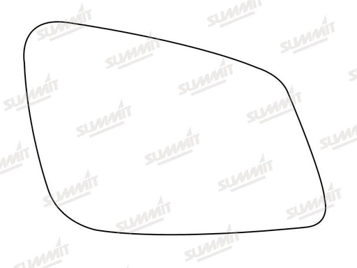 Summit Stick-On Standard Mirror Glass fits BMW 5 Series 10 on RHS Summit - Bars 4 Cars