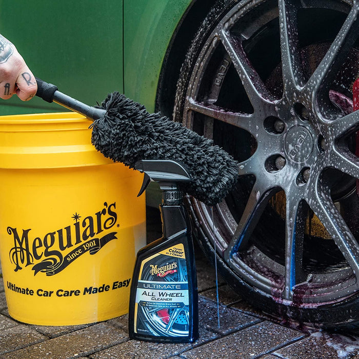 2x Meguiar's X1901EU Supreme Wheel Brush Large Meguiar's - Bars 4 Cars
