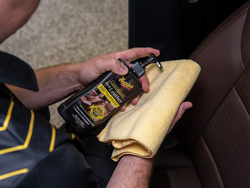 2x Meguiar's G17914EU Gold Class Rich Leather Cleaner and Conditioner 400ml Meguiar's - Bars 4 Cars