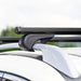 Roof Bars Rack Aluminium Black fits Volkswagen Taigo 2022- For Raised Rails Summit - Bars 4 Cars