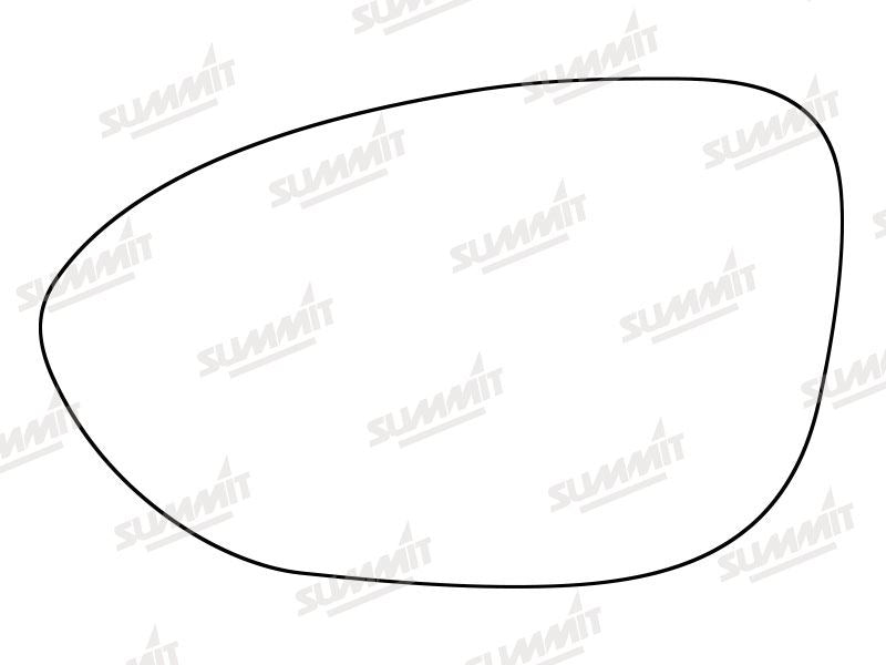 Summit Stick-On Standard Mirror Glass fits BMW Z4 LHS Summit - Bars 4 Cars