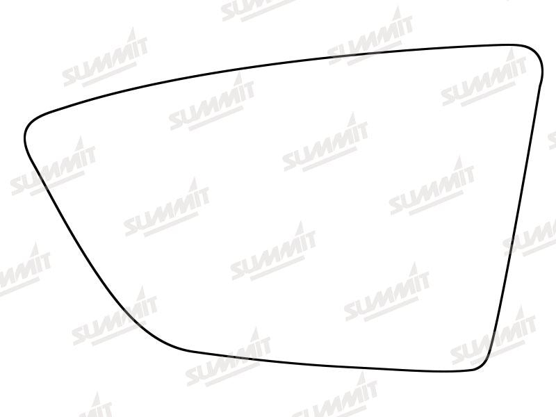 Summit Heated Base Plate With Standard Mirror Glass fits Seat Leon 12 on LHS Summit - Bars 4 Cars