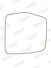 Summit Non-Heated Base Plate With Standard Mirror Glass fits Citroen Jumpy RHS Summit - Bars 4 Cars