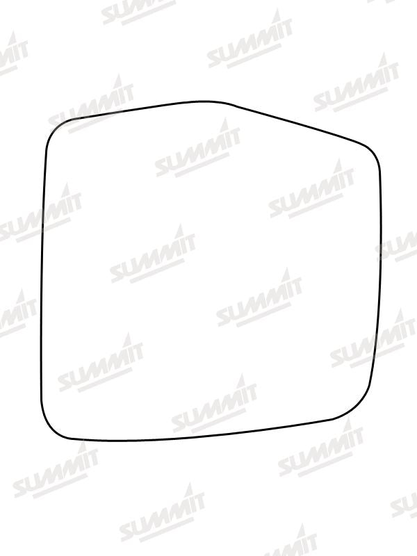 Summit Non-Heated Base Plate With Standard Mirror Glass fits Citroen Jumpy RHS Summit - Bars 4 Cars