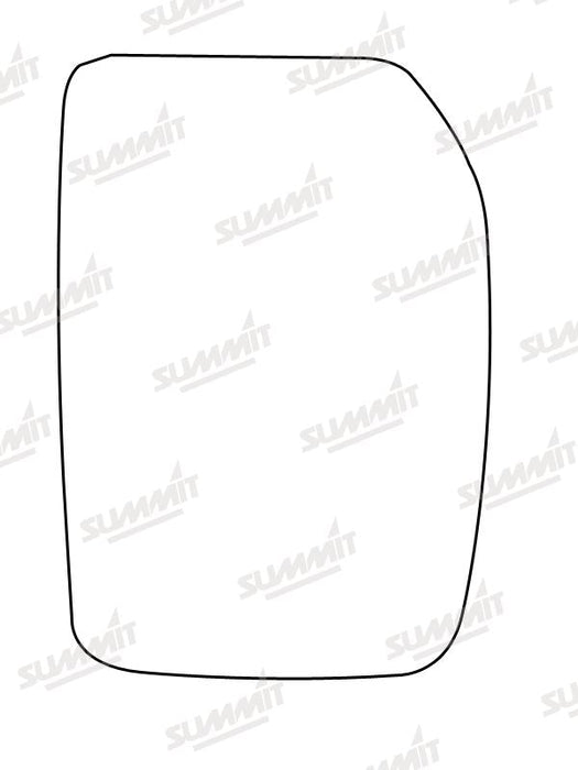 Summit Stick-On Commercial Mirror Glass fits Ford Transit Mk6 RHS Summit - Bars 4 Cars