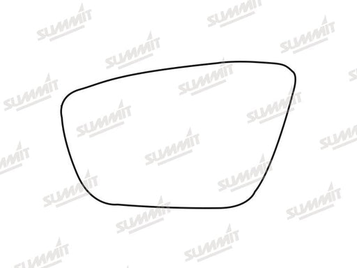 Summit Stick-On Standard Mirror Glass fits Ford KA+ 16 on LHS Summit - Bars 4 Cars