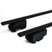 Roof Bars Rack Black fits Volvo V60 & Cross Country 2017- (I) for Flush Rails 75KG Summit - Bars 4 Cars