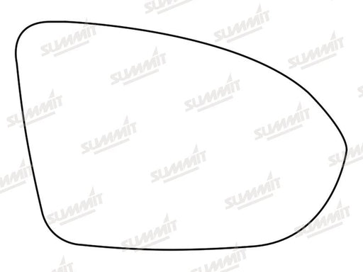 Summit Stick-On Standard Mirror Glass fits Vauxhall Astra K 16 to 17 RHS Summit - Bars 4 Cars