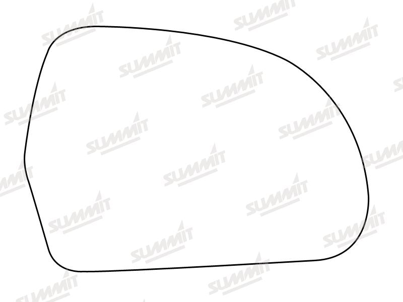 Summit Stick-On Standard Mirror Glass fits Audi A3, A4, A5, A6 Skoda Octavia RHS Summit - Bars 4 Cars