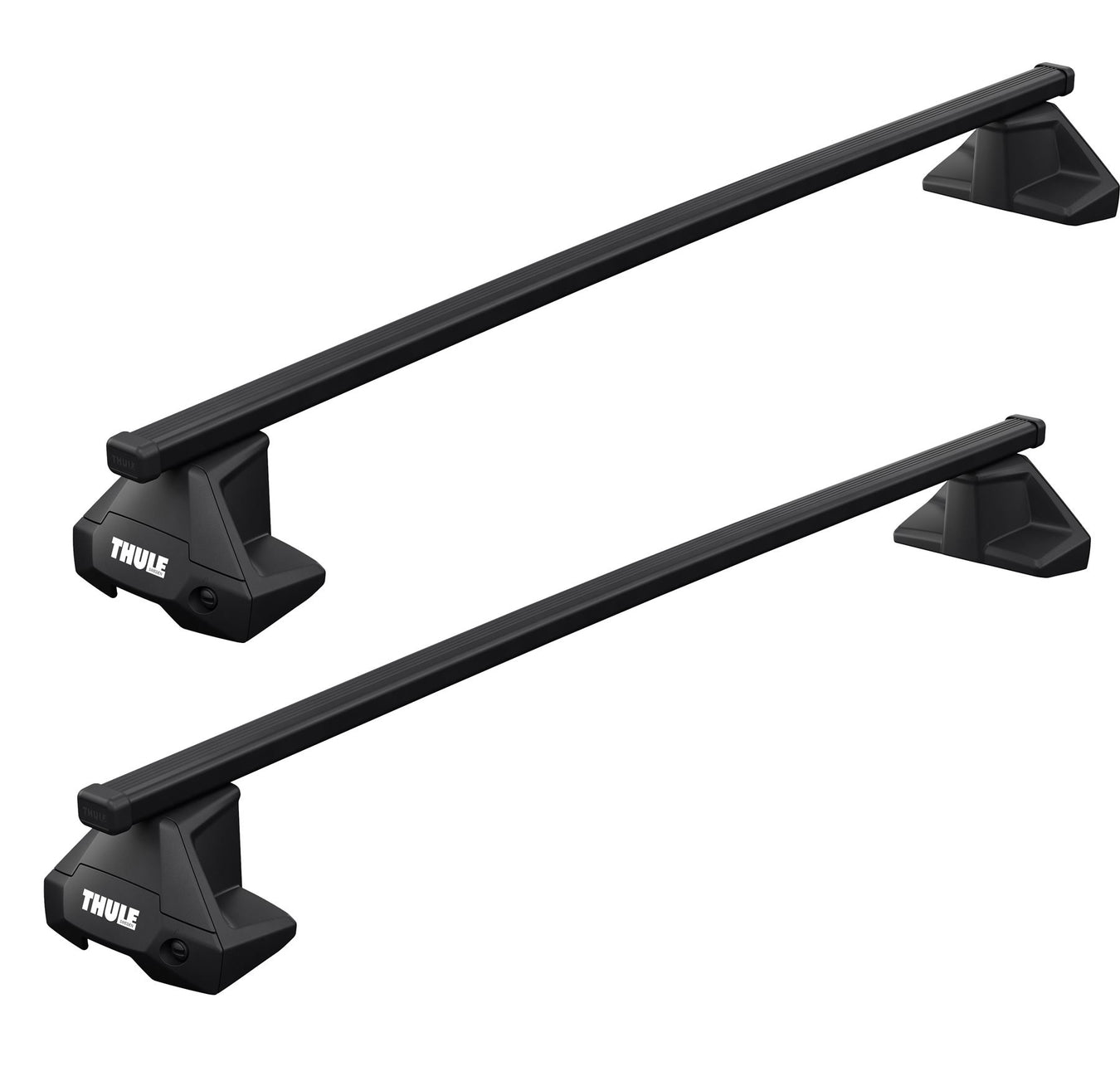 Thule SquareBar Evo Roof Bars Black fits BMW X2 2024- 5-dr Flush Rails Thule - Bars 4 Cars