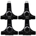 Thule 9512 15cm Foot Pack Rain gutter 951200 - 4 Pack Thule - Bars 4 Cars
