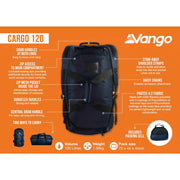 Vango Cargo 120 Rucksack Moonlit Ocean (Blue) Vango - Bars 4 Cars